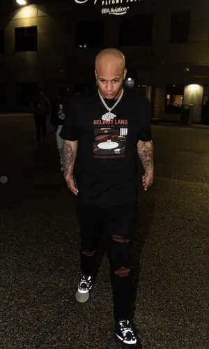 Doodie Lo wearing Amiri jeans