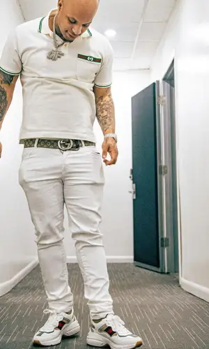 Doodie Lo wearing Gucci sneakers
