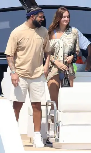 Drake wearing Louis Vuitton sneakers