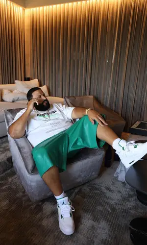 DJ Khaled wearing Balenciaga t-shirt