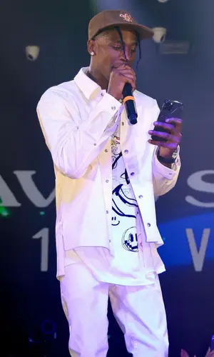 Travis Scott wearing Cactus Jack cap