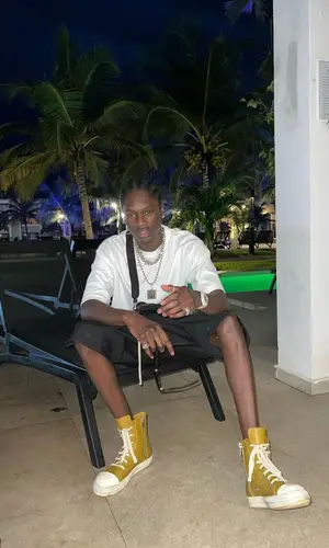 Jnr Choi wearing Rick Owens sneakers