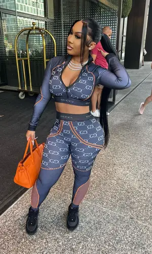 TheRealKyleSister wearing Chanel sneakers