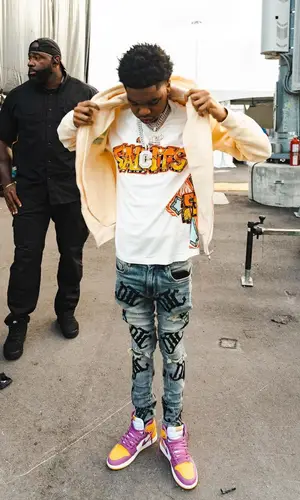 Lil Poppa’s Outfit in SoleBoy Hoodie, Dead Than Cool Jeans & Nike Sneakers (2022)