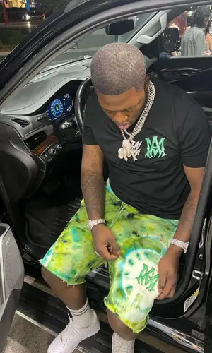 Lil Zay Osama’s Outfit in Amiri T-Shirt & Nike Sneakers (2022)