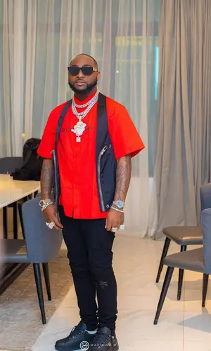 Davido wearing Rick Owens jacket