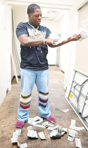 Lil Zay Osama wearing Marni sandal
