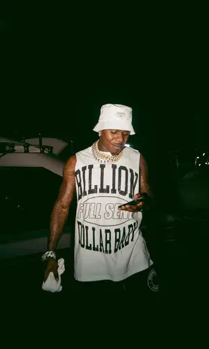 DaBaby wearing Balenciaga sandal