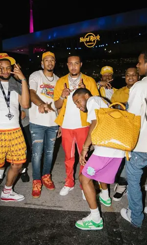 G Herbo wearing Gallery Dept. shirt