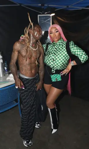 Lil Wayne wearing Balenciaga underwear