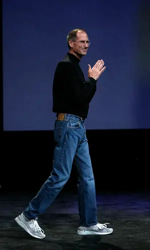 Steve Jobs wearing Issey Miyake top