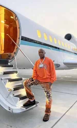 O.T. Genasis wearing Fendi sandal