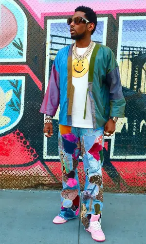 Fabolous wearing Fried Rice other