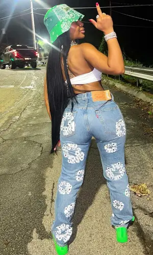 Jayda Wayda wearing Nike sneakers