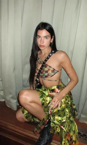Dua Lipa wearing Puma sneakers