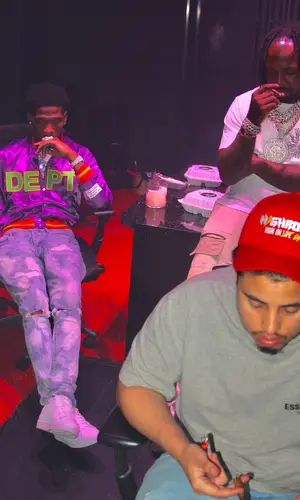 BlocBoy JB wearing Gallery Dept. jacket