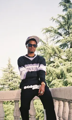 Pierre Bourne wearing Loso NYC cap
