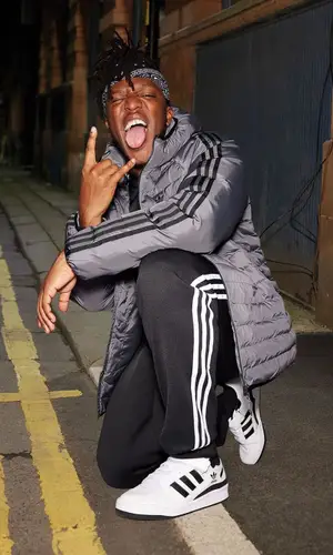 KSI wearing Adidas pants