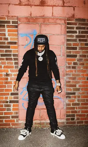 Icewear Vezzo wearing Chrome Hearts cap