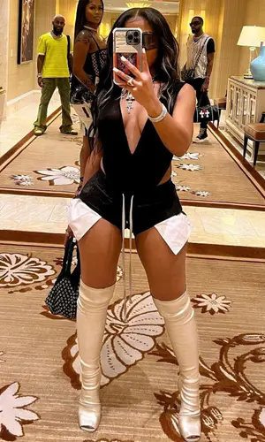 Jayda Wayda wearing Rick Owens boots