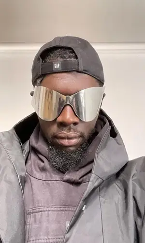 Sheck Wes wearing Yeezy hoody