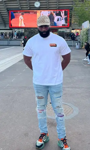 Kaaris wearing Gucci cap