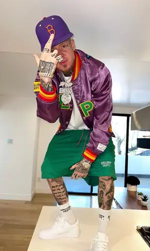 Millyz wearing Gallery Dept. jacket