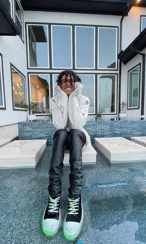 Luclover wearing Rick Owens pants