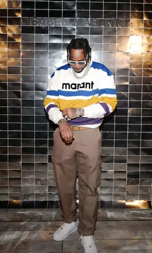 Fivio Foreign wearing Isabel Marant eyewear