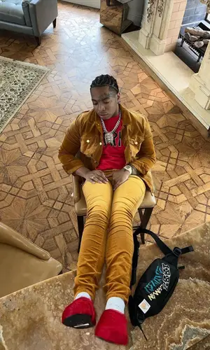 Lil Gotit wearing Marni t-shirt