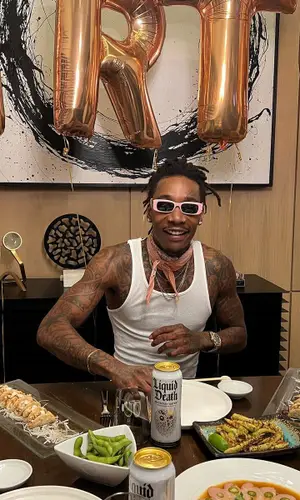 Wiz Khalifa wearing Celine underwear