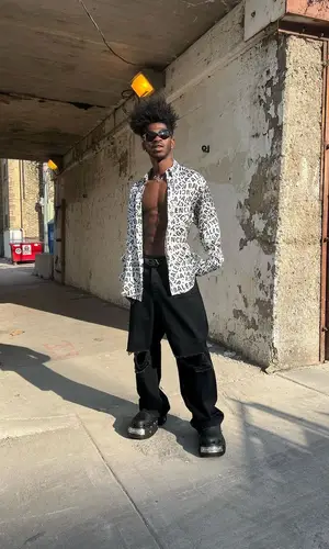 Lil Nas X’s Outfit in Balenciaga Eyewear (2022)