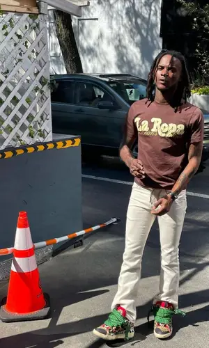 BigBabyGucci’s Outfit in LaRopa T-Shirt & Lanvin Sneakers (2022)