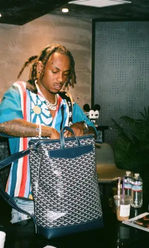 Rich The Kid wearing Marni shirt