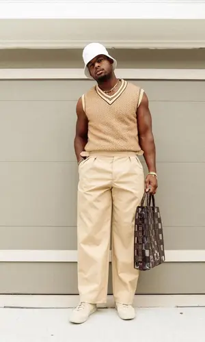 JuJu wearing Louis Vuitton bag