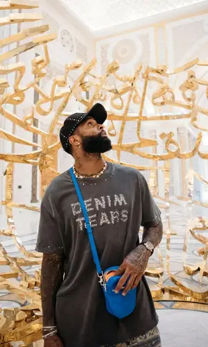 Odell Beckham Jr wearing Denim Tears t-shirt