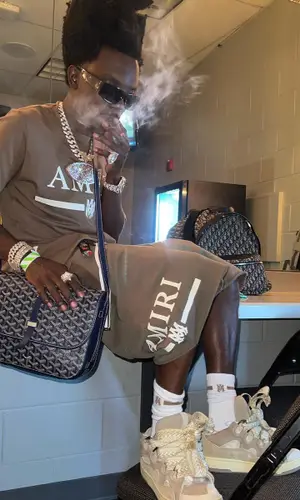 Bobby Fishscale wearing Lanvin sneakers