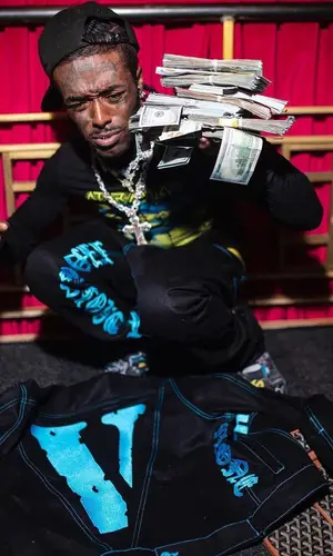 Lil Uzi Vert wearing Raf Simons top