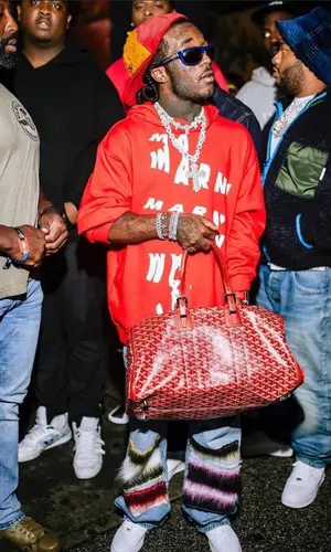 Lil Uzi Vert wearing Goyard bag
