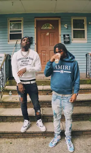 Eli Fross wearing Amiri hoody