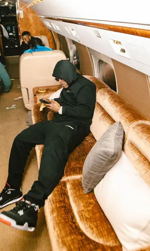 DaBaby wearing Balenciaga hoody