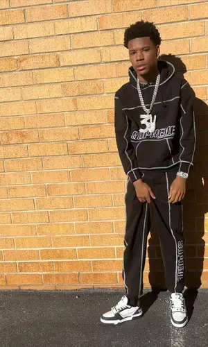 Nardo Wick wearing Supreme pants