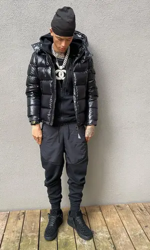 Central Cee wearing Nike hoody