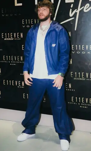 Murda Beatz wearing Louis Vuitton hoody