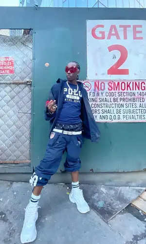 Bloody Osiris wearing Balenciaga hoody