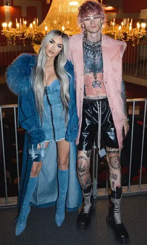 Machine Gun Kelly wearing Rick Owens eyewear