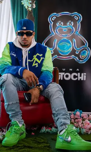 Ozuna wearing Prada eyewear