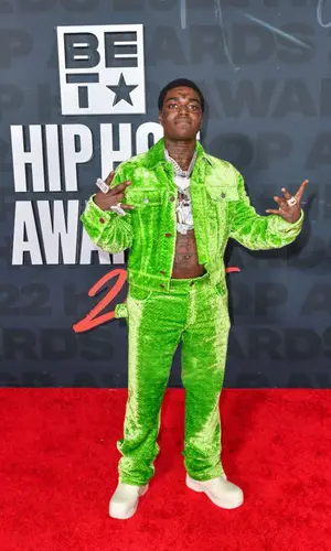 Kodak Black wearing Bottega Veneta boots