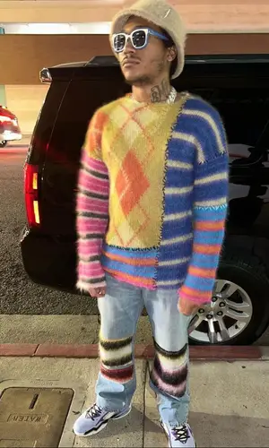 Lil Meech wearing Marni sweater