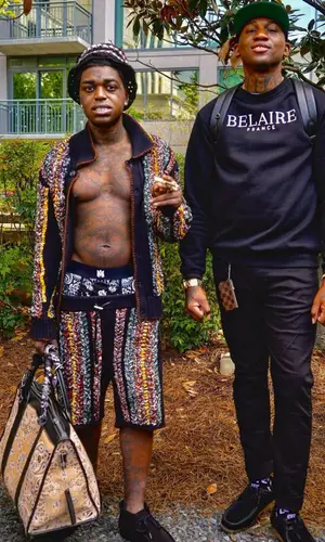 Kodak Black wearing Clarks boots